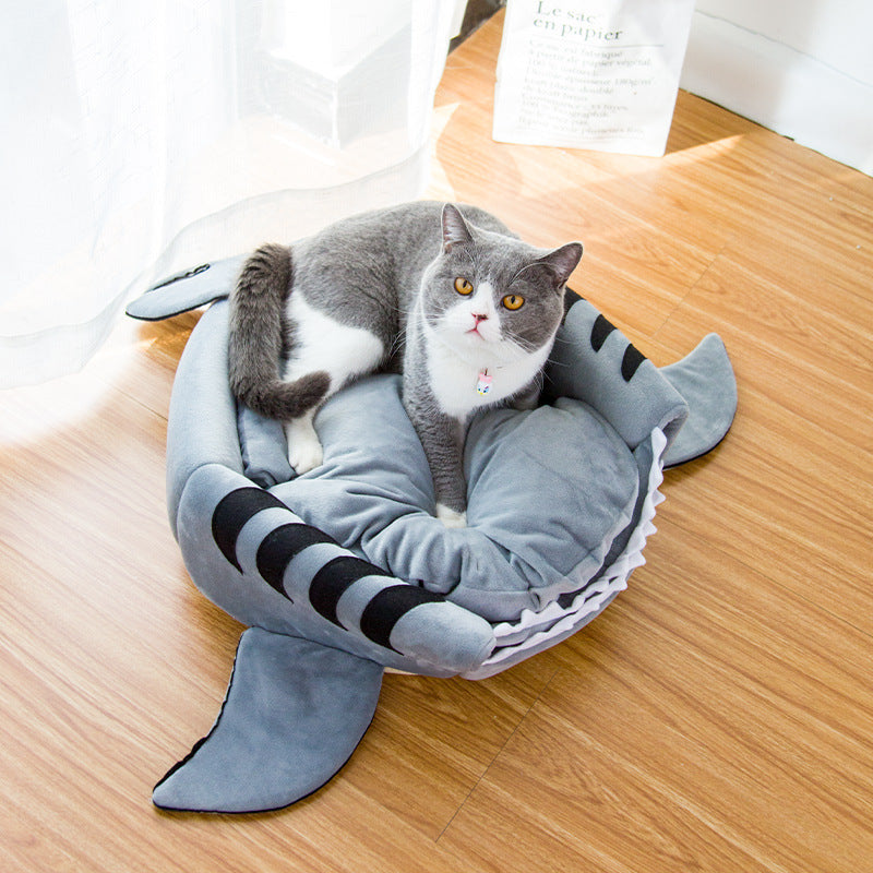 Small Shark Bed for Cats