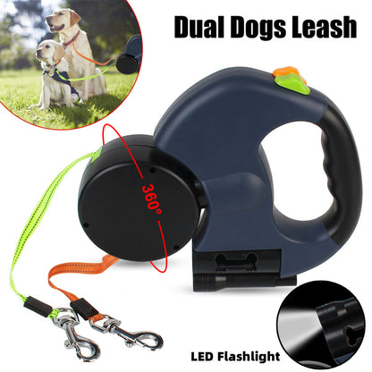 No-Tangle Dual Dog Leash