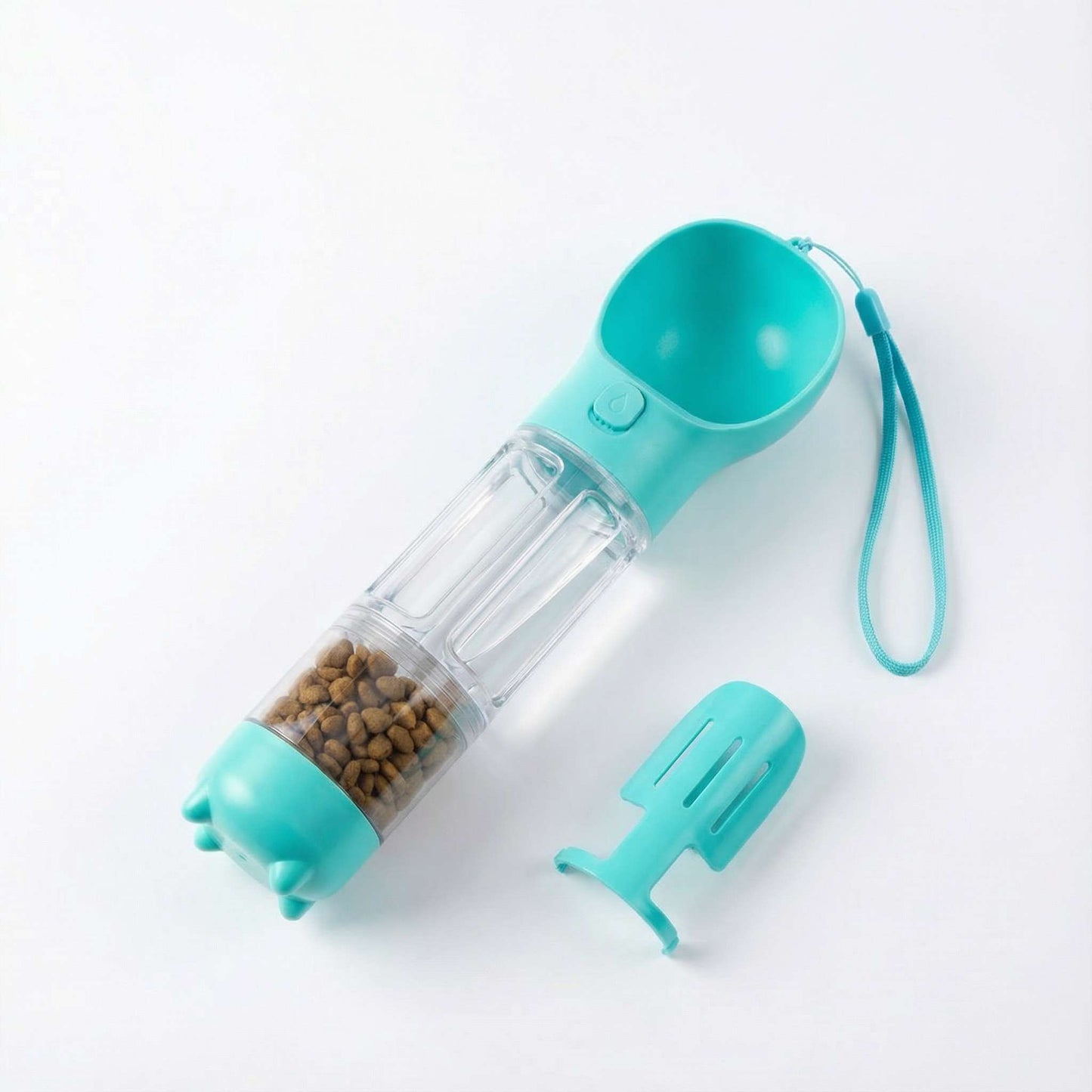 3-in-1 Travel Water Bottle for Dogs (Hydration + Food + Waste Bags)