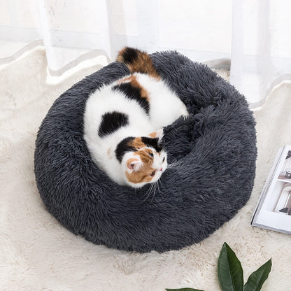 Anti-Anxiety Cozy Pet Bed with Plush Support