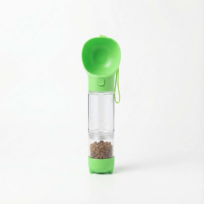 3-in-1 Travel Water Bottle for Dogs (Hydration + Food + Waste Bags)