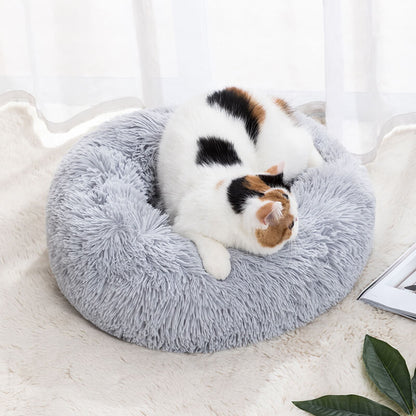 Anti-Anxiety Cozy Pet Bed with Plush Support