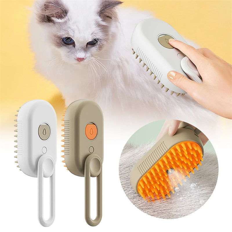 Cat Hair Steam Brush