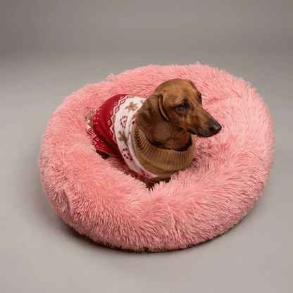 Anti-Anxiety Cozy Pet Bed with Plush Support