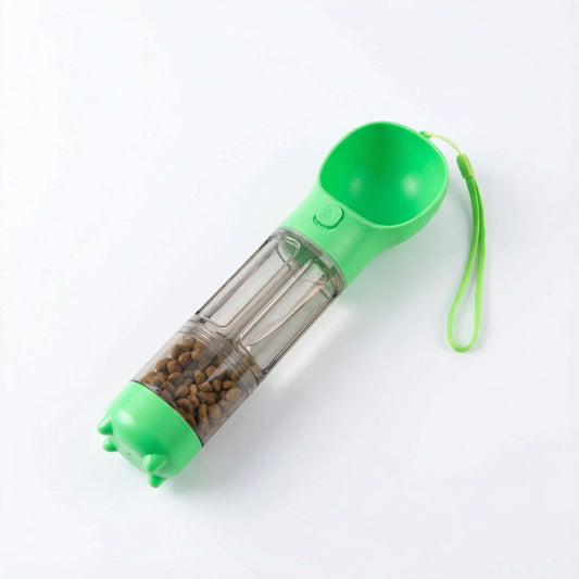 3-in-1 Travel Water Bottle for Dogs (Hydration + Food + Waste Bags)